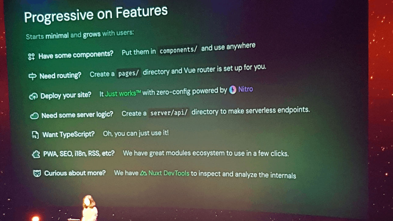 Nuxt, le framework progressif